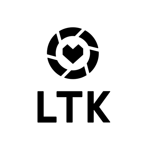 Logo of LTK featuring a circular design with a heart shape in the center, accompanied by the letters 'LTK' beneath it.